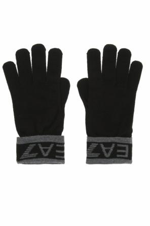 Logo-embroidered gloves, zdjęcie 1 Logo-embroidered gloves od EA7 Emporio Armani